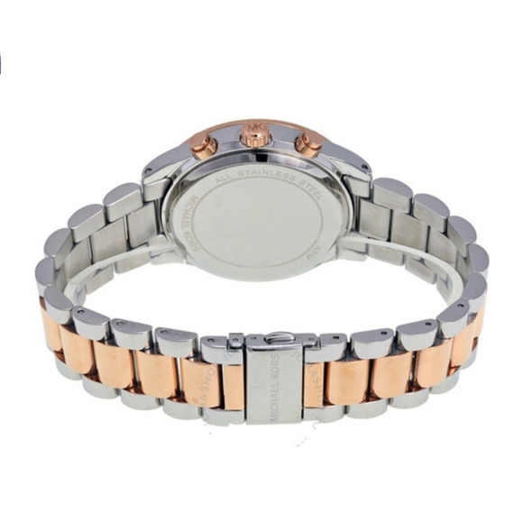 Michael Kors Brinkley Navy Dial Two-tone Watch main image 8